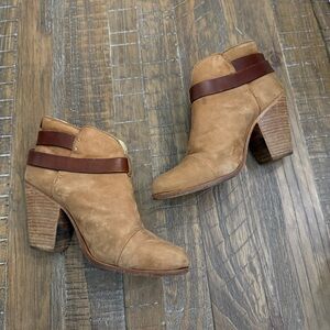 rag & bone Brown Leather Ankle Booties